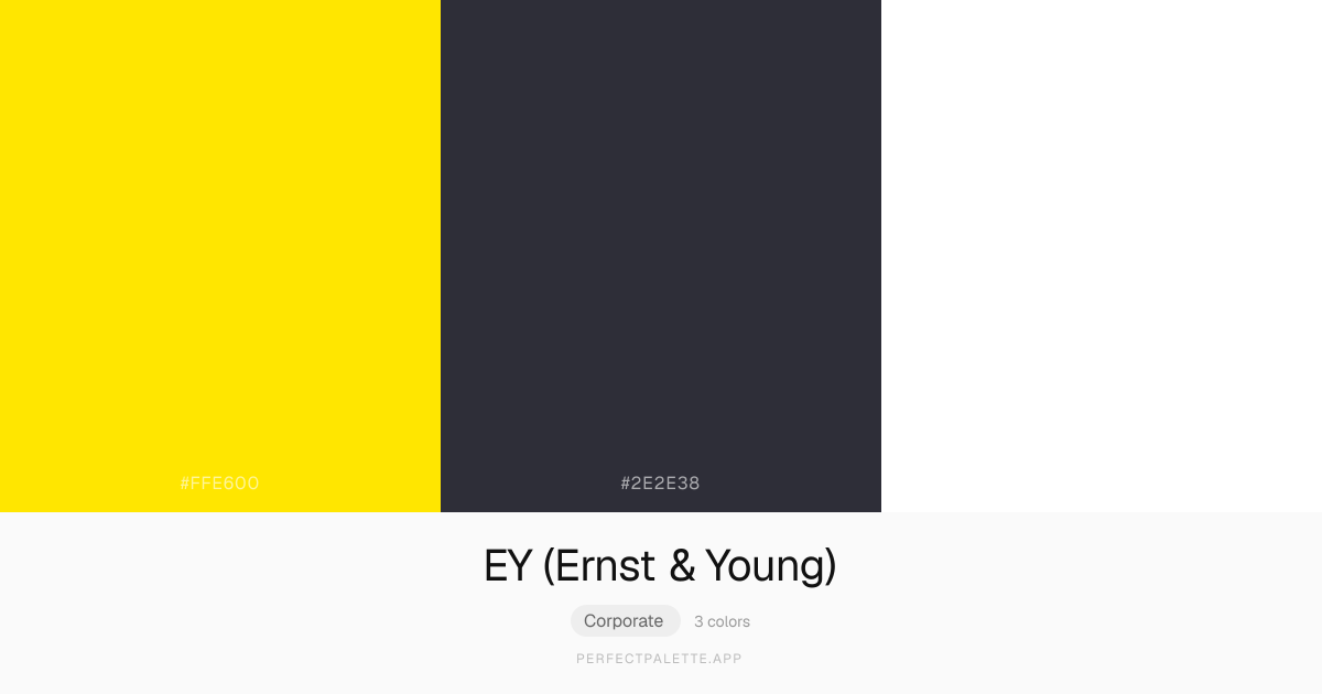 EY (Ernst & Young) — Explore Palette | Perfect Palette
